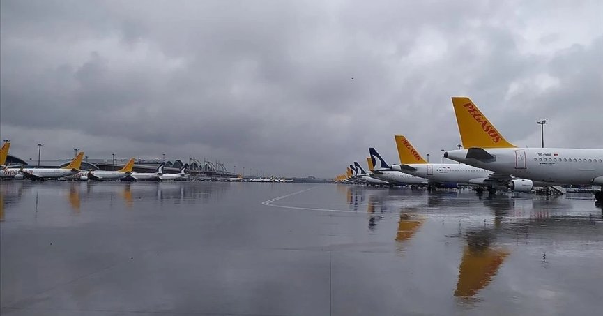 46 Uçuş İptal Edildi