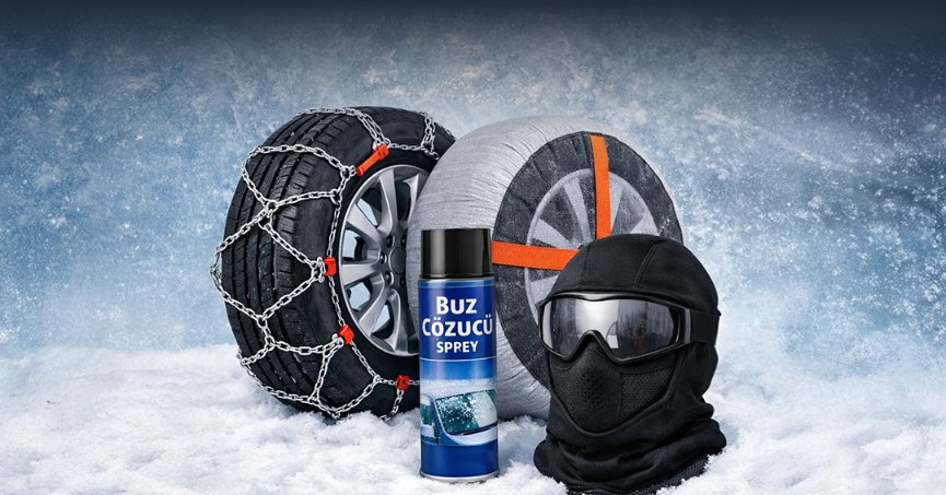 Kar yağışıyla birlikte lastik zinciri satışları katlandı