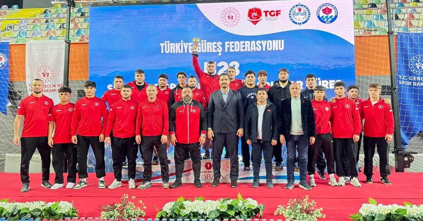 U23 Serbest Güreş Türkiye Şampiyonası’nda heyecan tamamlandı