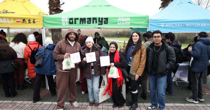 Doğanın en zarif misafirleri hayran bıraktı