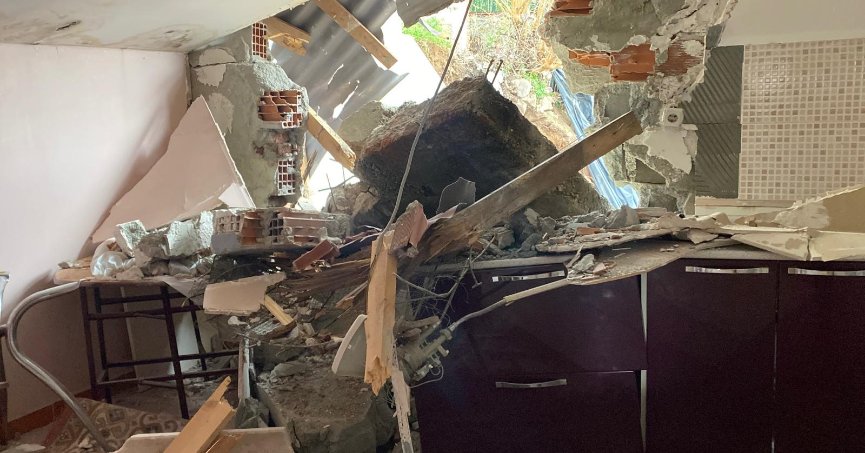 Evler tahliye edildi, facianın eşiğinden dönüldü