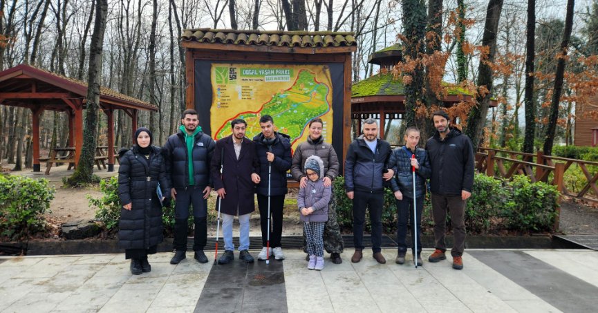 Ormanya Orman Kütüphanesi’nde “engelsiz iletişim”