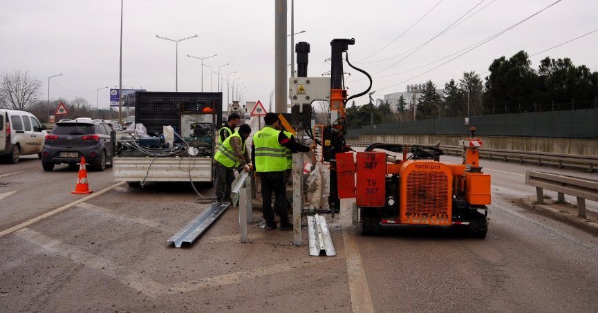  D-100 Üzerine Çarpışma Yastıkları Kuruldu