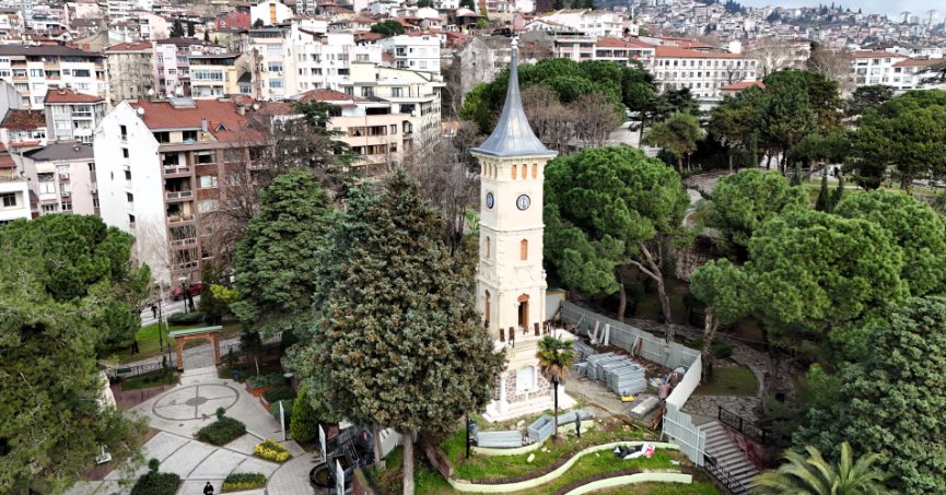 İzmit Saat Kulesi’nde Restorasyon Tamamlanıyor