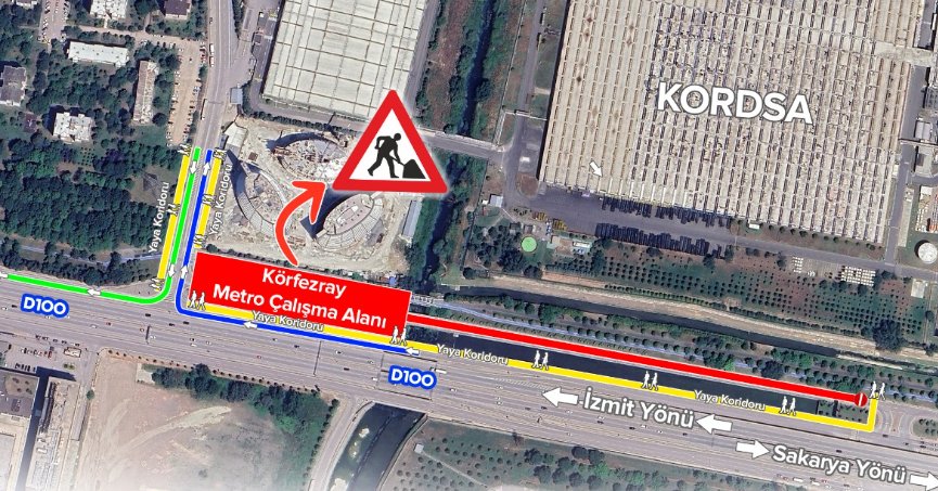 Yahyakaptan’da iki güzergâha geçici ara