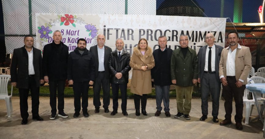 Fatma Başkan Akmeşeli vatandaşlarla iftarda buluştu