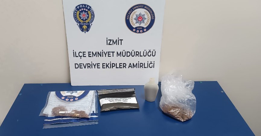 Üst aramasında narkotik madde ele geçirildi