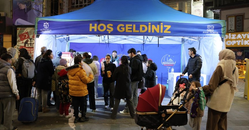 Büyükşehir’den kandil simidi ikramı