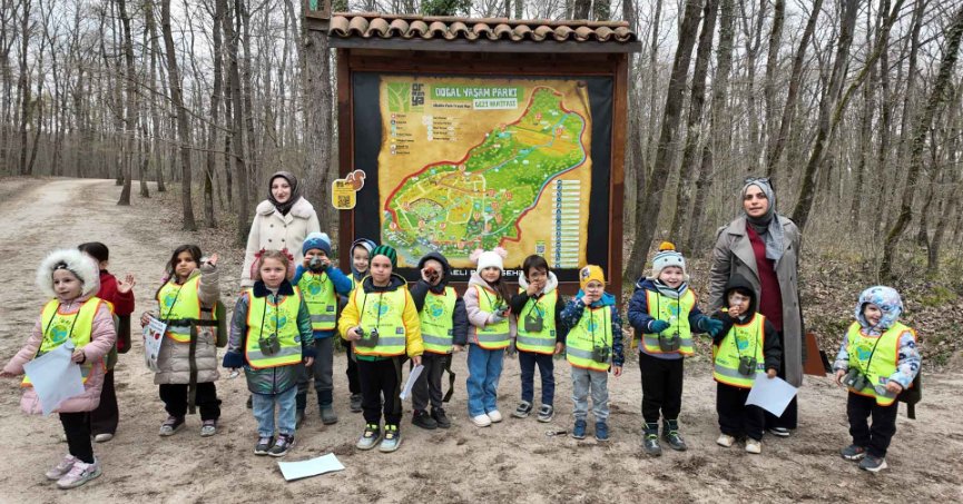 Lokomotif’in minikleri Ormanya’da doğayı keşfetti