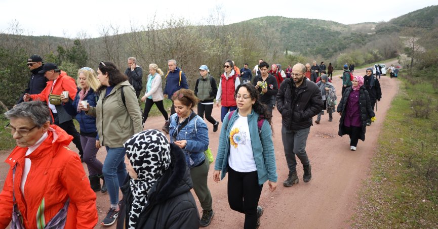 Bizim Köy Doğa Yürüyüşü’nün bu ayki rota Akpınar Mahallesi oldu