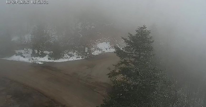 Kocaeli'de nisan ayında kar sürprizi