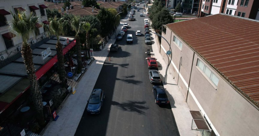 Şehit Ergün Köncü Caddesi’nde asfalt işlemi tamam