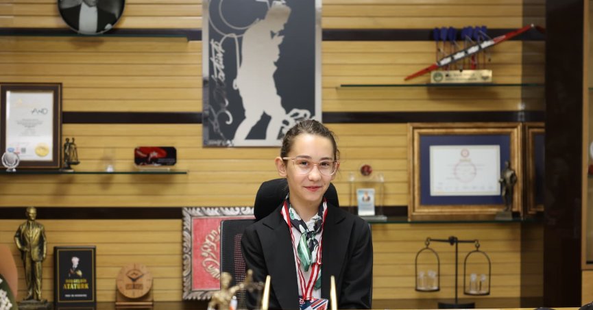 23 Nisan’da Başkanlık Koltuğu  Nisa Yağmur Can’a Emanet