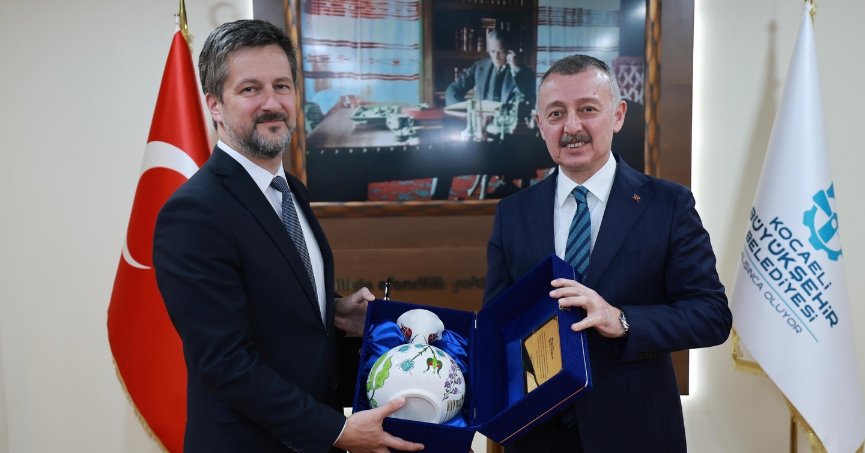 Macaristan Büyükelçisi Matis,  Büyükakın’a konuk oldu