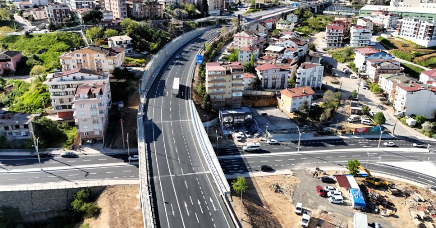 Gebze trafiğine köprülü kavşak müdahalesi