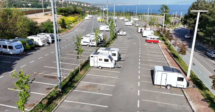 Kaydı olmayan karavanlar çekilecek
