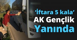‘İftara 5 kala’ AK Gençlik Yanında