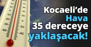 Hava 35 dereceye yaklaşacak!