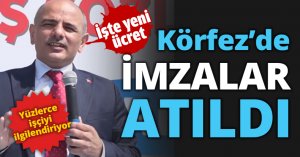 Körfez’de imzalar atıldı
