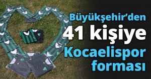 Büyükşehir’den 41 kişiye Kocaelispor forması