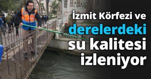 İzmit Körfezi ve derelerdeki su kalitesi izleniyor