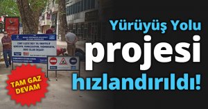 Yürüyüş Yolu projesi hızlandırıldı!