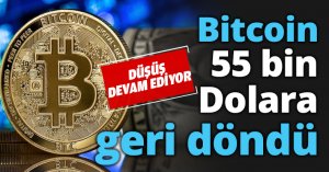 Bitcoin 55 bin Dolara geri döndü