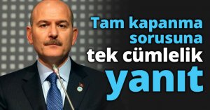 Tam kapanma sorusuna tek cümlelik yanıt