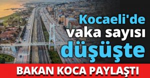 Kocaeli'de vaka sayısı düşüşte