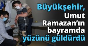 Büyükşehir, Umut Ramazan’ın bayramda yüzünü güldürdü