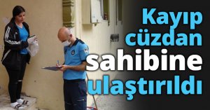 Kayıp cüzdan sahibine ulaştırıldı