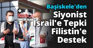 Başiskele'den Siyonist İsrail'e Tepki Filistin'e Destek