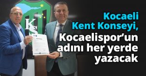 Kocaeli Kent Konseyi,  Kocaelispor’un adını her yerde yazacak