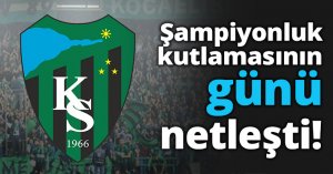 Şampiyonluk kutlamasının günü netleşti!