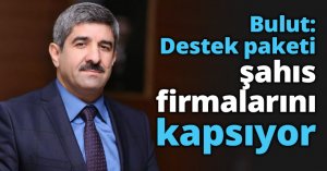Bulut: Destek paketi şahıs firmalarını kapsıyor
