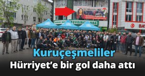 Kuruçeşmeliler, Hürriyet’e bir gol daha attı
