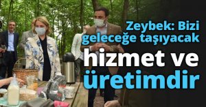 Zeybek: Bizi geleceğe taşıyacak hizmet ve üretimdir