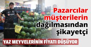 Pazarcılar müşterilerin dağılmasından şikayetçi