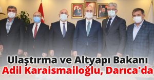 Ulaştırma ve Altyapı Bakanı Adil Karaismailoğlu, Darıca'da