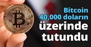 Bitcoin 40,000 doların üzerinde tutundu