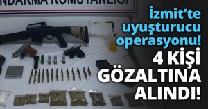 İzmit’te uyuşturucu operasyonu!