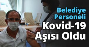 Başiskele Belediyesi Personeli Kovid-19 Aşısı Oldu