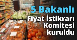Cumhurbaşkanlığı Kararnamesi’yle Fiyat İstikrarı Komitesi kuruldu