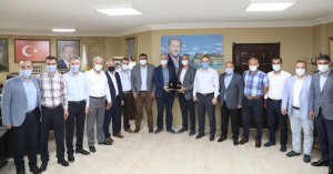 Başkan Ellibeş, ilçe başkanlarını ağırladı