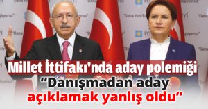 Danışmadan aday açıklamak yanlış oldu