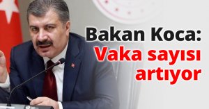 Bakan Koca: Vaka sayısı artıyor