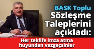 BASK Toplu Sözleşme Taleplerini açıkladı
