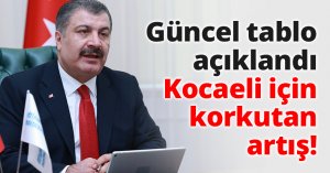 Güncel tablo açıklandı Kocaeli içi korkutan artış!