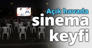 Açık havada sinema keyfi