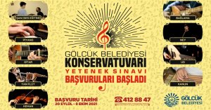 GÖLCÜK BELEDİYE KONSERVATUARI’NA BAŞVURULAR BAŞLIYOR